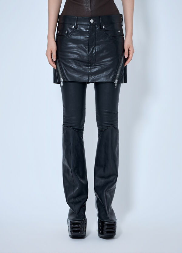 Rick Owens Bolan Banana Mini Skirt Black ric0265018
